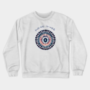 Breathe Deeply, Live Mindfully Yoga Meditation Zen Crewneck Sweatshirt